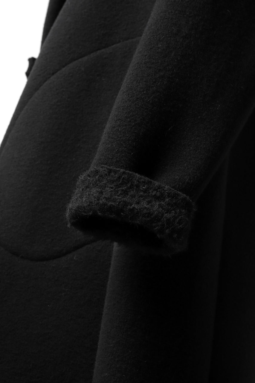 画像をギャラリービューアに読み込む, forme d'expression exclusive Hooded Robe Coat (Black)