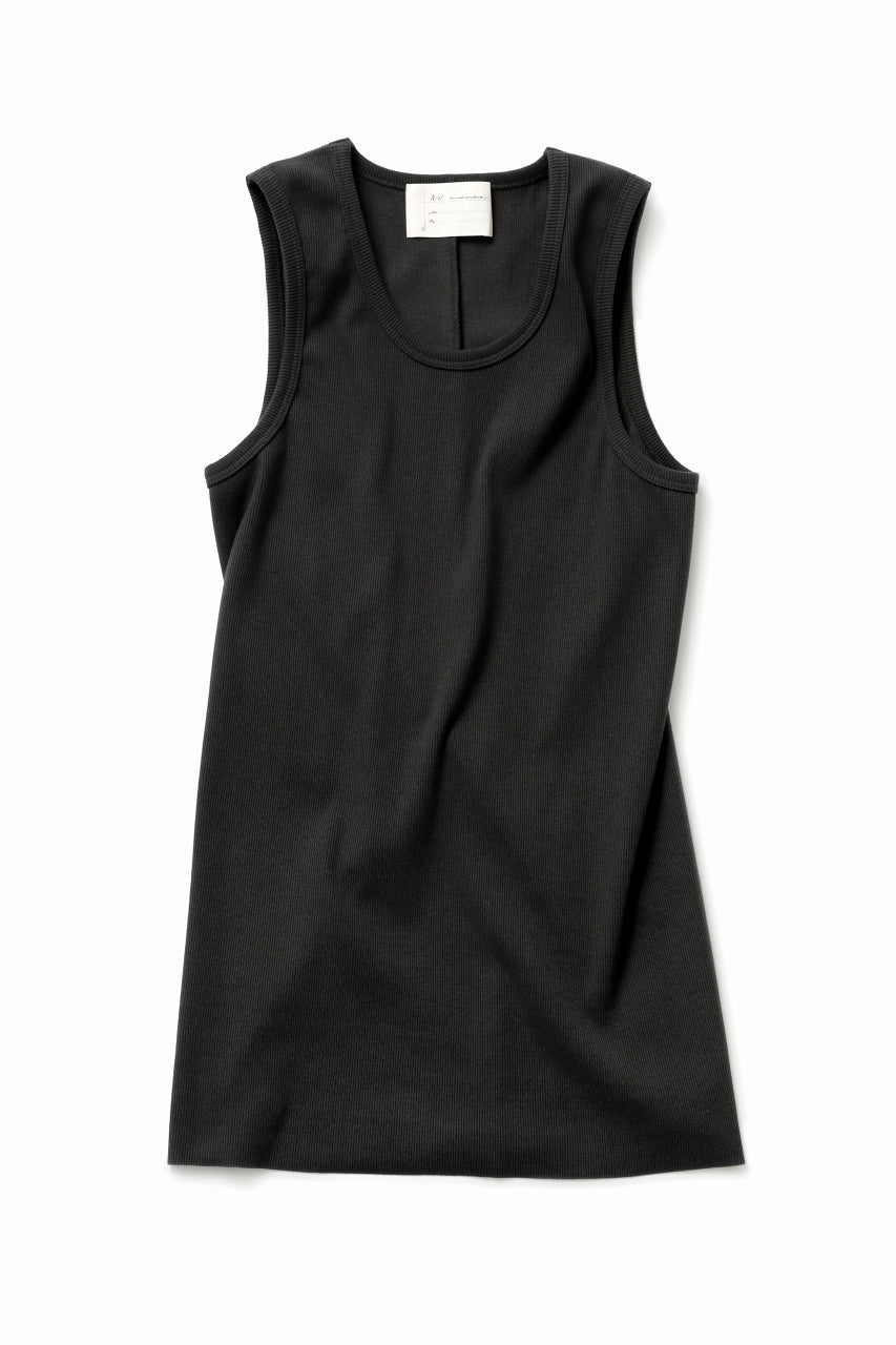 画像をギャラリービューアに読み込む, N/07 MINIMAL TANK TOP / ALL STAR BARE TELECO (DARK GREY)