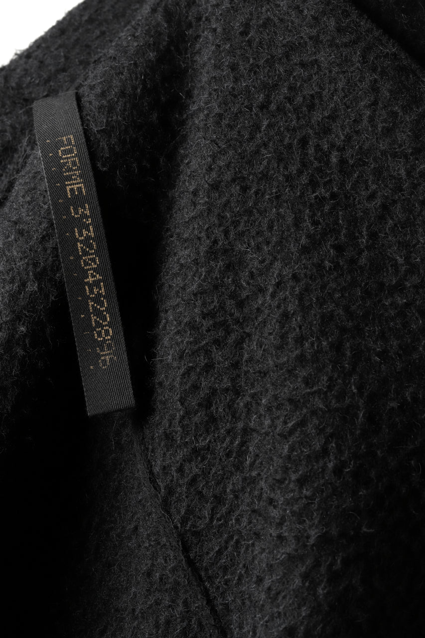 画像をギャラリービューアに読み込む, forme d'expression exclusive Hooded Robe Coat (Black)