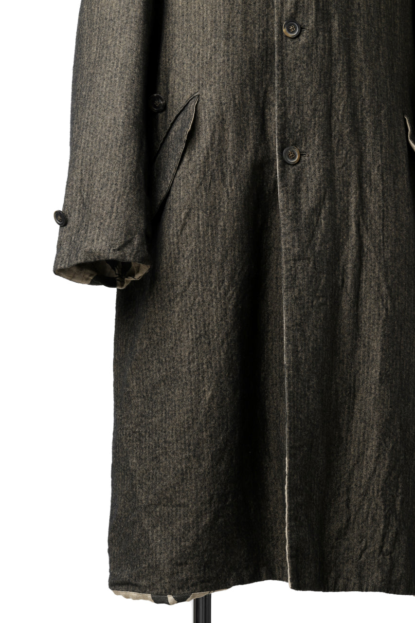 画像をギャラリービューアに読み込む, forme d'expression exclusive Reversible Duster Coat (Wood)
