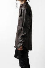 Load image into Gallery viewer, ISAMU KATAYAMA BACKLASH exclusive LEATHER SHIRT / ITALY SHOULDER 0.6mm (DARK GREY)
