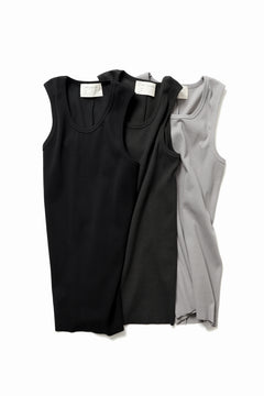 画像をギャラリービューアに読み込む, N/07 MINIMAL TANK TOP / ALL STAR BARE TELECO (DARK GREY)