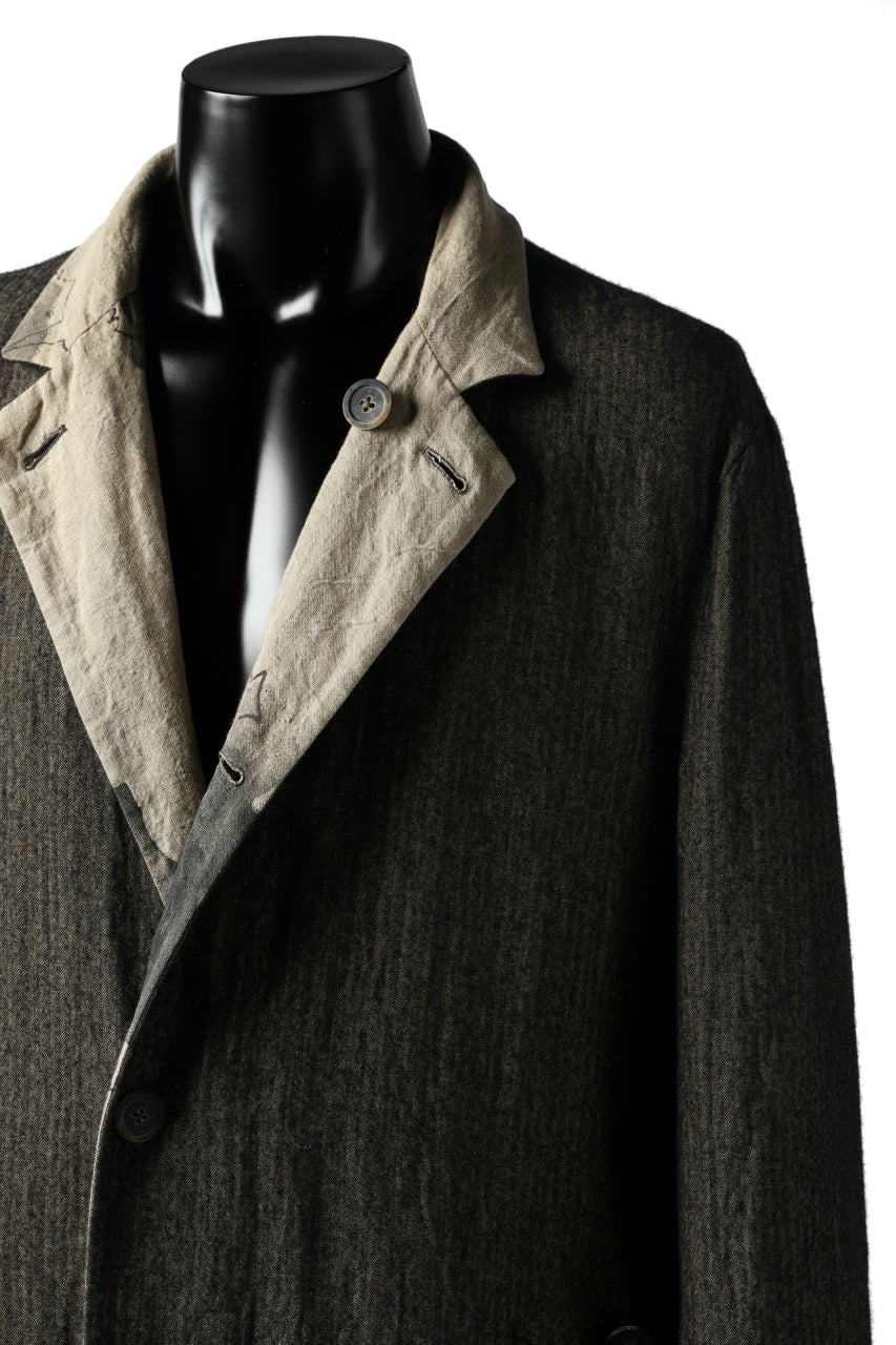 画像をギャラリービューアに読み込む, forme d'expression exclusive Reversible Duster Coat (Wood)