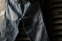 画像をギャラリービューアに読み込む, CHANGES VINTAGE REMAKE DENIM STRAIGHT PANTS / VINTAGE DENIM (INDIGO #A)