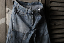 画像をギャラリービューアに読み込む, CHANGES VINTAGE REMAKE DENIM STRAIGHT PANTS / VINTAGE DENIM (INDIGO #A)