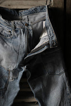 画像をギャラリービューアに読み込む, CHANGES VINTAGE REMAKE DENIM STRAIGHT PANTS / VINTAGE DENIM (INDIGO #A)