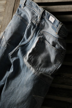 画像をギャラリービューアに読み込む, CHANGES VINTAGE REMAKE DENIM STRAIGHT PANTS / VINTAGE DENIM (INDIGO #A)
