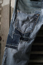 画像をギャラリービューアに読み込む, CHANGES VINTAGE REMAKE DENIM STRAIGHT PANTS / VINTAGE DENIM (INDIGO #B)