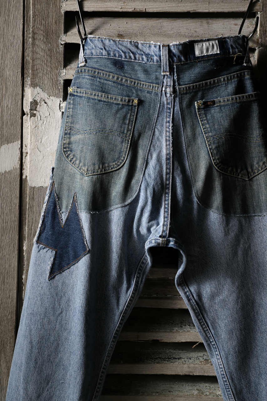 画像をギャラリービューアに読み込む, CHANGES VINTAGE REMAKE DENIM STRAIGHT PANTS / VINTAGE DENIM (INDIGO #B)