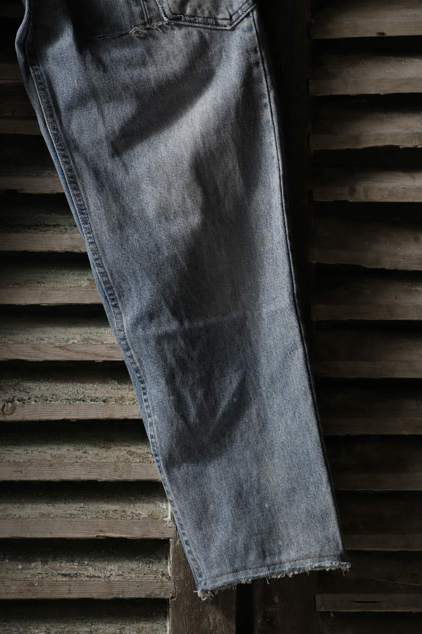 画像をギャラリービューアに読み込む, CHANGES VINTAGE REMAKE DENIM STRAIGHT PANTS / VINTAGE DENIM (INDIGO #C)