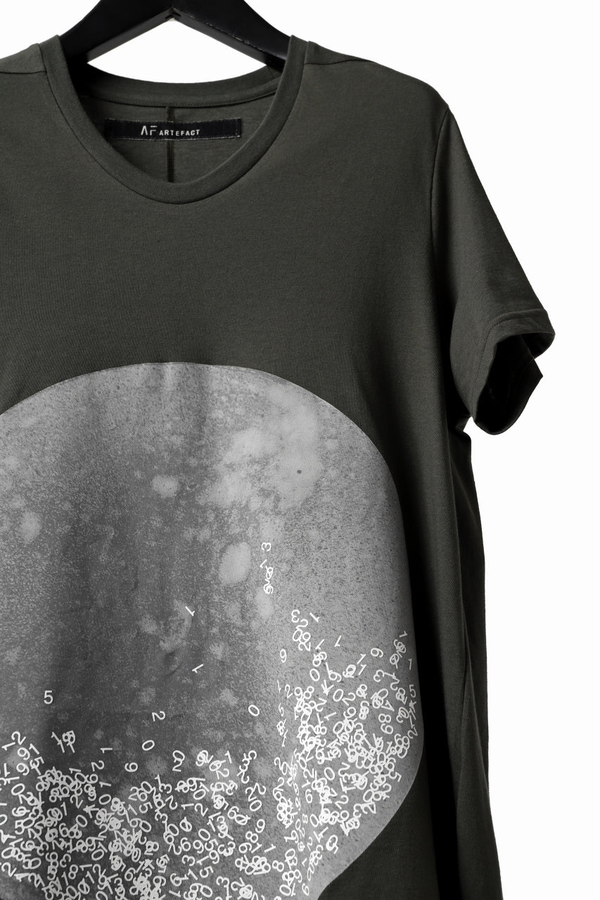 Load image into Gallery viewer, A.F ARTEFACT CREW NECK TEE / ABSTRACT PRINT Ver. (KHAKI)
