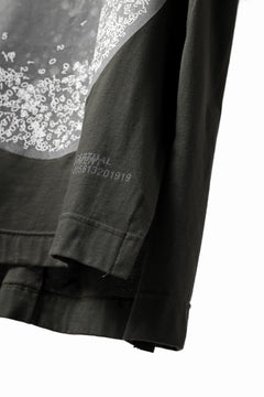 Load image into Gallery viewer, A.F ARTEFACT CREW NECK TEE / ABSTRACT PRINT Ver. (KHAKI)