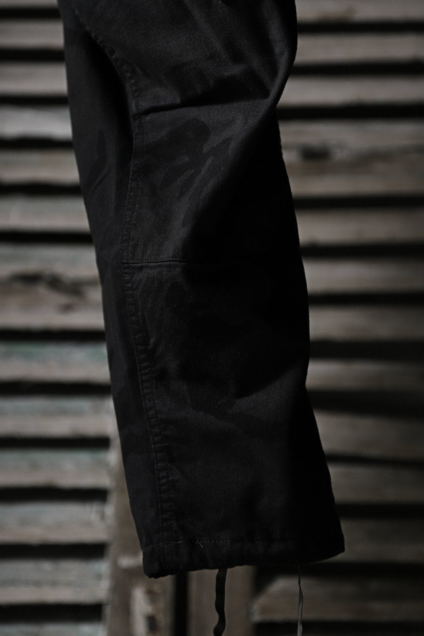 画像をギャラリービューアに読み込む, CHANGES VINTAGE REMAKE MILITARY CARGO TAPERED PANTS / WOODLAND CAMO (BLACK DYED #A)