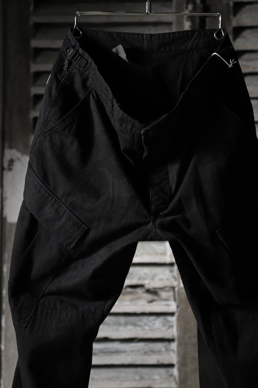 画像をギャラリービューアに読み込む, CHANGES VINTAGE REMAKE MILITARY CARGO TAPERED PANTS / WOODLAND CAMO (BLACK DYED #B)
