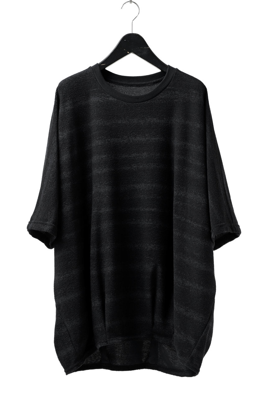 画像をギャラリービューアに読み込む, A.F ARTEFACT x LOOM exclusive "dolman" LOOSEY TOPS / 3D-PILE JQ BORDER (D.GREY)