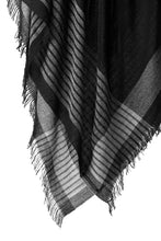 画像をギャラリービューアに読み込む, forme d'expression Mambo Graphic Plaid Stole (Mono)