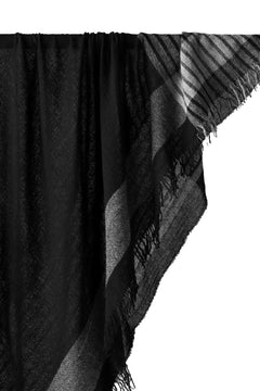 画像をギャラリービューアに読み込む, forme d'expression Mambo Graphic Plaid Stole (Mono)