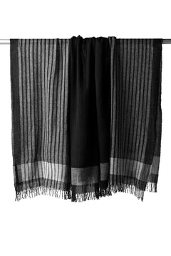 画像をギャラリービューアに読み込む, forme d'expression Mambo Graphic Plaid Stole (Mono)