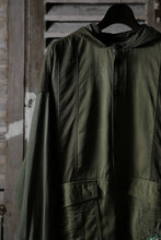 画像をギャラリービューアに読み込む, CHANGES VINTAGE REMAKE MILITARY HOODIE SHIRT-PARKA (KHAKI #B)