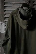 画像をギャラリービューアに読み込む, CHANGES VINTAGE REMAKE MILITARY HOODIE SHIRT-PARKA (KHAKI #B)