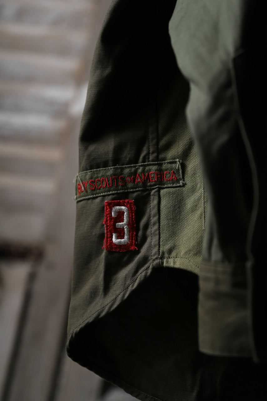 画像をギャラリービューアに読み込む, CHANGES VINTAGE REMAKE MILITARY HOODIE SHIRT-PARKA (KHAKI #B)