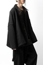 画像をギャラリービューアに読み込む, KLASICA CHEVAL WORK JACKET / WOOLxSILK BOLD DUNGAREES (BLACK)