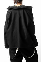 画像をギャラリービューアに読み込む, KLASICA CHEVAL WORK JACKET / WOOLxSILK BOLD DUNGAREES (BLACK)