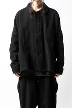 画像をギャラリービューアに読み込む, KLASICA CHEVAL WORK JACKET / WOOLxSILK BOLD DUNGAREES (BLACK)