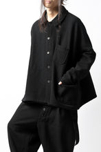 画像をギャラリービューアに読み込む, KLASICA CHEVAL WORK JACKET / WOOLxSILK BOLD DUNGAREES (BLACK)