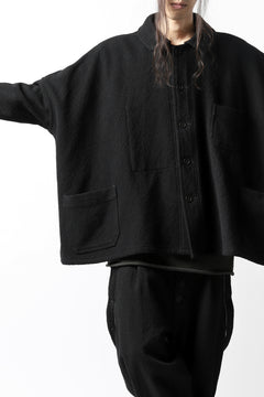 画像をギャラリービューアに読み込む, KLASICA CHEVAL WORK JACKET / WOOLxSILK BOLD DUNGAREES (BLACK)