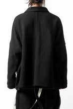 画像をギャラリービューアに読み込む, KLASICA CHEVAL WORK JACKET / WOOLxSILK BOLD DUNGAREES (BLACK)