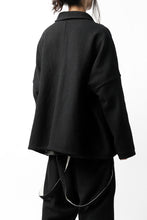画像をギャラリービューアに読み込む, KLASICA CHEVAL WORK JACKET / WOOLxSILK BOLD DUNGAREES (BLACK)