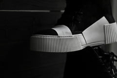 画像をギャラリービューアに読み込む, BORIS BIDJAN SABERI HORSE LEATHER MID CUT SNEAKER / WASHED & HAND TREATED "BAMBA1.1-SIN" (BLACK x WHITE)