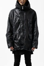 Load image into Gallery viewer, ISAMU KATAYAMA BACKLASH N-3B FLIGHT JACKET / GOAT LEATHER (GARMENT + SPRAY DYED BLACK)