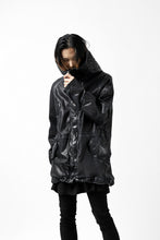 Load image into Gallery viewer, ISAMU KATAYAMA BACKLASH N-3B FLIGHT JACKET / GOAT LEATHER (GARMENT + SPRAY DYED BLACK)