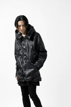 Load image into Gallery viewer, ISAMU KATAYAMA BACKLASH N-3B FLIGHT JACKET / GOAT LEATHER (GARMENT + SPRAY DYED BLACK)