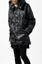Load image into Gallery viewer, ISAMU KATAYAMA BACKLASH N-3B FLIGHT JACKET / GOAT LEATHER (GARMENT + SPRAY DYED BLACK)