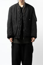 画像をギャラリービューアに読み込む, KLASICA FLPC-1 FLIGHT JACKET with BONDED LINING / SERGE WOOL&RAMIE (IRON)
