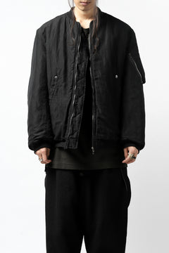 画像をギャラリービューアに読み込む, KLASICA FLPC-1 FLIGHT JACKET with BONDED LINING / SERGE WOOL&RAMIE (IRON)