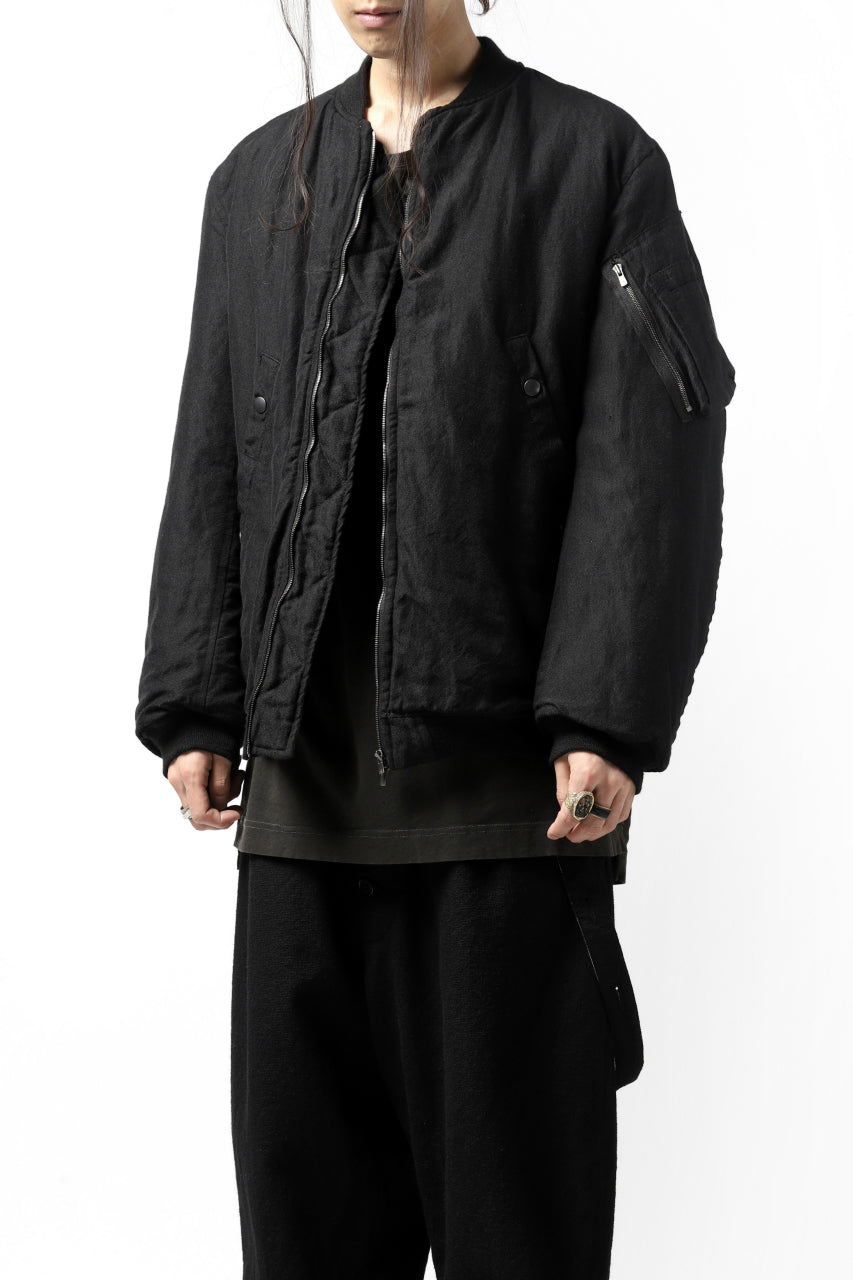 画像をギャラリービューアに読み込む, KLASICA FLPC-1 FLIGHT JACKET with BONDED LINING / SERGE WOOL&RAMIE (IRON)