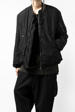 画像をギャラリービューアに読み込む, KLASICA FLPC-1 FLIGHT JACKET with BONDED LINING / SERGE WOOL&RAMIE (IRON)