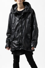 Load image into Gallery viewer, ISAMU KATAYAMA BACKLASH N-3B FLIGHT JACKET / GOAT LEATHER (GARMENT + SPRAY DYED BLACK)