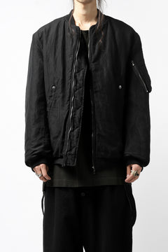 画像をギャラリービューアに読み込む, KLASICA FLPC-1 FLIGHT JACKET with BONDED LINING / SERGE WOOL&RAMIE (IRON)
