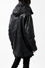 Load image into Gallery viewer, ISAMU KATAYAMA BACKLASH N-3B FLIGHT JACKET / GOAT LEATHER (GARMENT + SPRAY DYED BLACK)