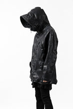 Load image into Gallery viewer, ISAMU KATAYAMA BACKLASH N-3B FLIGHT JACKET / GOAT LEATHER (GARMENT + SPRAY DYED BLACK)