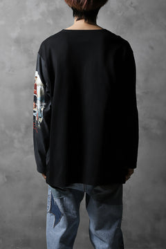 画像をギャラリービューアに読み込む, CHANGES VINTAGE REMAKE BOAT-NECK BAND L/S TEE (BLACK #F)