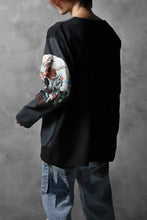 画像をギャラリービューアに読み込む, CHANGES VINTAGE REMAKE BOAT-NECK BAND L/S TEE (BLACK #F)