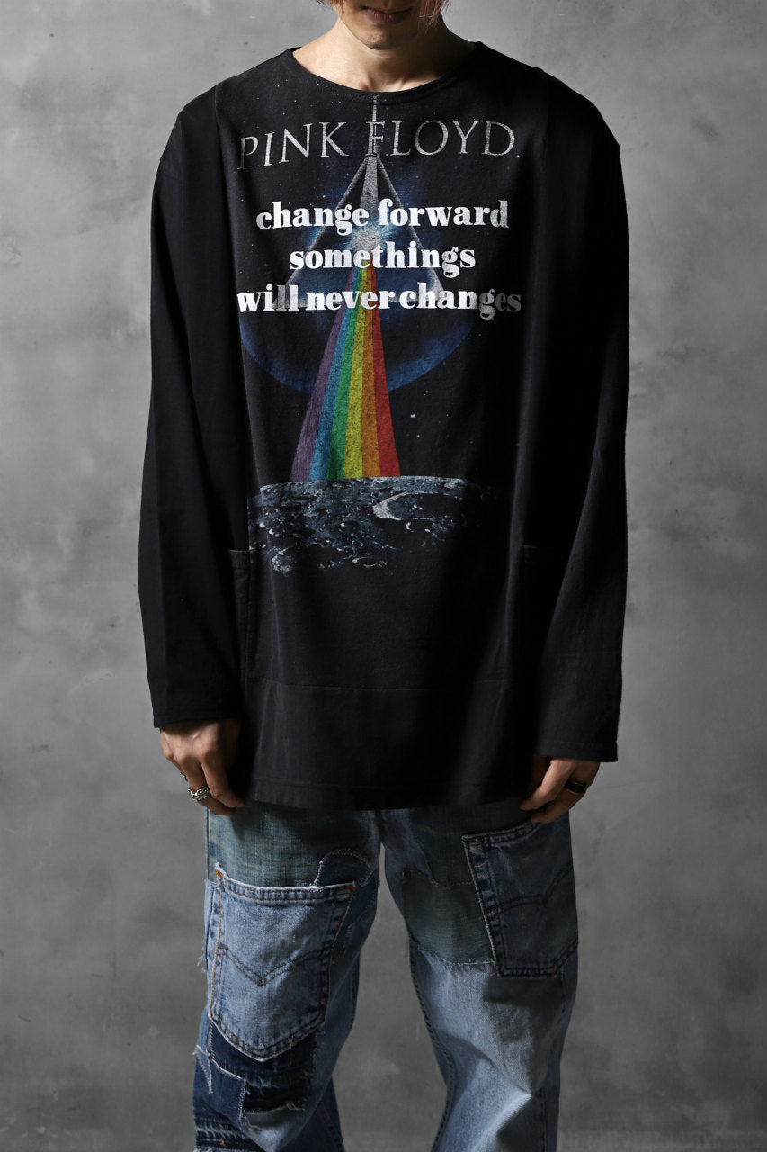 画像をギャラリービューアに読み込む, CHANGES VINTAGE REMAKE BOAT-NECK BAND L/S TEE (BLACK #E)