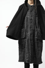 画像をギャラリービューアに読み込む, KLASICA TIP SAB-GENOU CARDIGAN-COAT / TECH INTERSIA PILE (MIX GREY)