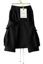 Load image into Gallery viewer, DEFORMATER.® 3D CONSTRUCTION CARGO SAROUEL SHORTS / HEAVY SWEAT (BLACK)